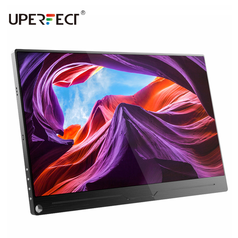UPERFECT thin portable lcd hd monitor 13.3 usb type c hdmi for laptop,phone,xbox,switch and ps4 portable lcd gaming monitor ► Photo 1/6