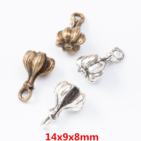 Vintage 20 pcs Charms garlic Fashion Pendant  Zinc Alloy Fit Bracelet Necklace DIY Jewelry Findings 7032 ► Photo 1/3