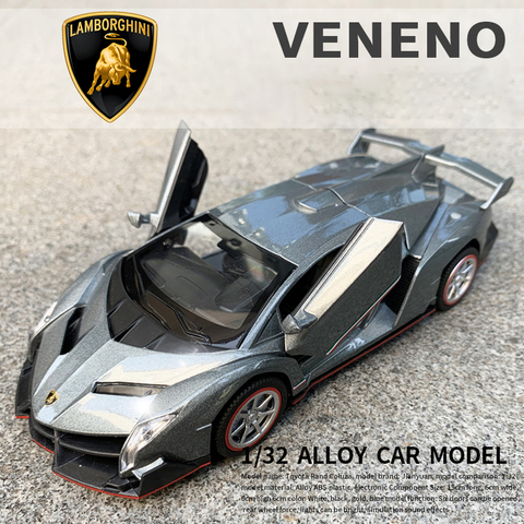 1:32 Scale Lamborghinis Veneno Alloy Car Model Diecast Toy Vehicle High Simitation Cars Toys For Children Kids Xmas Gifts ► Photo 1/5