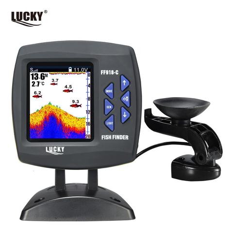 LUCKY FF918-180S Wired Fishfinder 540ft/180m Depth Sounder Fish Detector Monitor echo sounder for fishing from a boat ► Photo 1/6