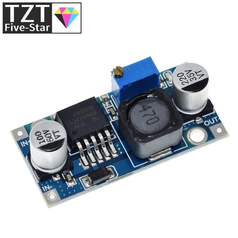 TZT LM2596s DC-DC step-down power supply module 3A adjustable step-down module LM2596 voltage regulator 24V 12V 5V 3V ► Photo 1/6