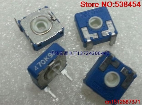 10PCS Genuine original potentiometer PT15-470K horizontal adjustable resistance diameter 15MM oval hole ► Photo 1/1