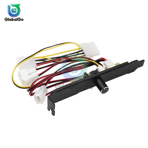 3 Channels PC Cooler Cooling Fan Speed Controller for CPU Temperature Control Regulation 12V 3 pin ► Photo 1/6