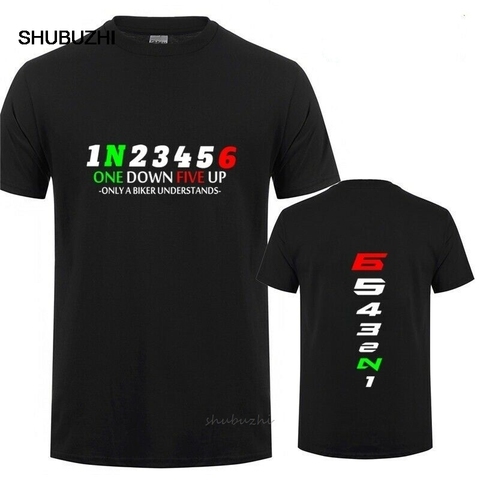 Fashion Biker 1n23456 Motorcycle T Shirt Men Teeshirt Race Tshirt Moto Double Side Tee ► Photo 1/5