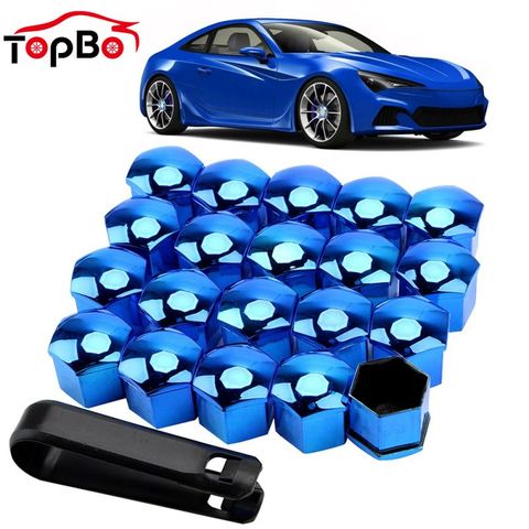 20Pcs 17mm/19mm Car Wheel Nut Caps Covers Caps Anti-Rust Auto Hub Screw Cover Car Tyre Nut Bolt Exterior Protection Decoration ► Photo 1/6