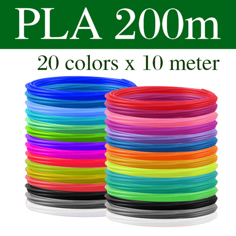 PLA/ABS Filament For 3D Pen Print Plastic 10/20 Rolls 10M Diameter