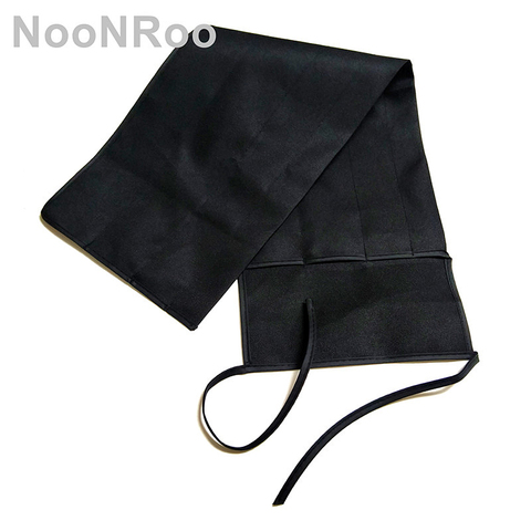 NooNRoo 100% Cotton Bag for fly rod blank 4 section fly rod bag Black color cloth high quality Fly Fishing Rod bag 32.8g ► Photo 1/5