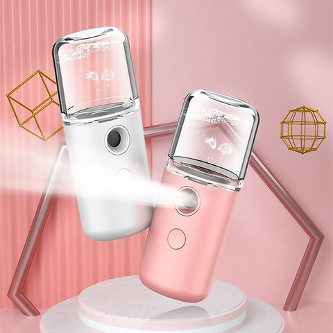 Mist Sprayer USB Rechargeable Face Steamer Humidifier Facial Skin Care Deep Hydrating Atomizer Face Skin Care Tools ► Photo 1/6