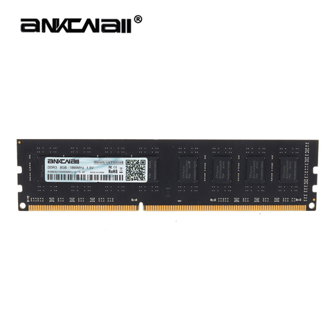 ANKOWALL Ram DDR3 4GB 8GB 1866MHz 1333  1600Mhz   Desktop Memory with heat Sink  240pin  New dimm stand by   AMD/intel  G41 ► Photo 1/6