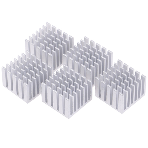 5Pcs 20x20x15/10mm Cooling Accessories DIY Heatsink CPU GPU Chip Aluminum Heatsink ► Photo 1/6