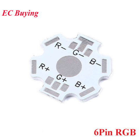 10pcs 1W 3W 5W Heatsink Heat Sink LED Aluminum Base Plate RGB RGBW LED PCB Board For Cooling Heatsink LED Diode 6P 6Pin 6 Pin ► Photo 1/2