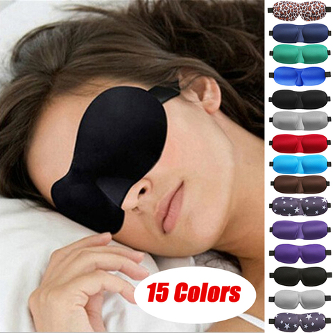 1pc 3D Natural Sleep Eye Cover Mask Shade Patch Portable Blindfold Travel Eyepatch ► Photo 1/6