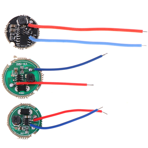 1Pc Practical 3W LED Driver 17mm/20mm DC3.7V 1 Mode 5 Mode LED Flashlight Driver ► Photo 1/6