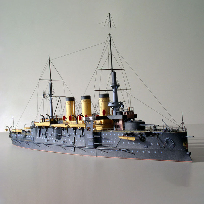 Paper Model DIY 80cm World War II Japanese battleship Nagato Ship Papercraft 