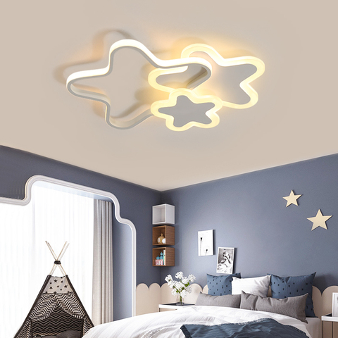 White Led Chandelier Light For Children's room Bedroom Plafond Acrylic Lighting Modern New Fixture Lampadario Luminaire Lustres ► Photo 1/6