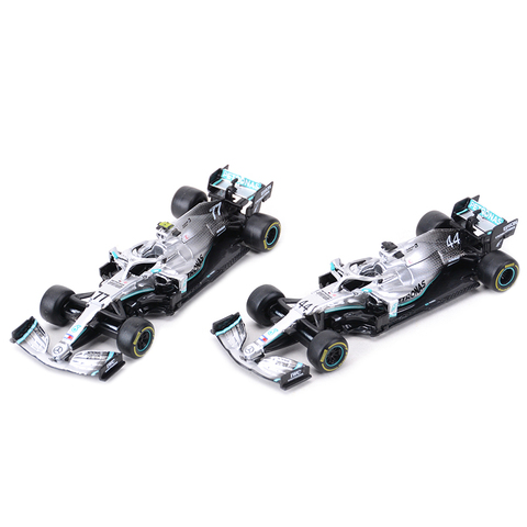 Bburago 1:43 2022 W10 #77 #44 W07 #6 #44 F1 Racing Formula Car Static Simulation Diecast Alloy Model Car ► Photo 1/6