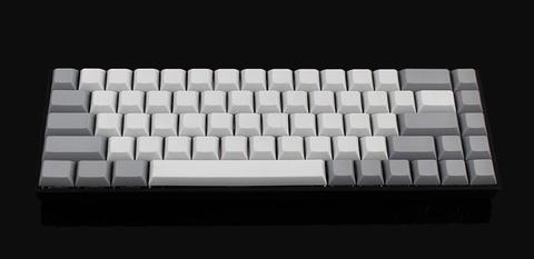 NPKC DSA Keycaps Blank PBT Gray Offwhite Color Mix for Cherry MX Switches of Tada68,XD64,GH60,DZ60,FC660 Mechanical Keyboards ► Photo 1/6