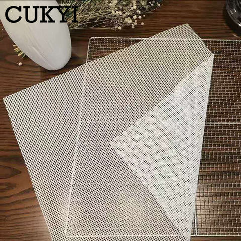 CUKYI Food dehydrator net mat Food grade Non-stick silicone pad reusable food dryer accessories Different size For 6/12/30 layer ► Photo 1/3
