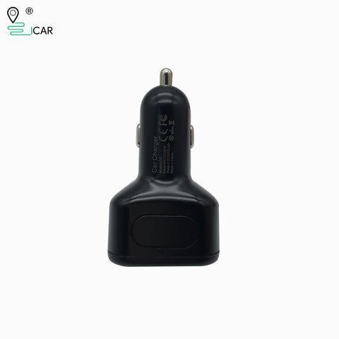 ICAR IK703 Car Charger GPS Tracker Voice Monitor Geo-fence Dual Charging Port Real-time Tracking Web APP ► Photo 1/6