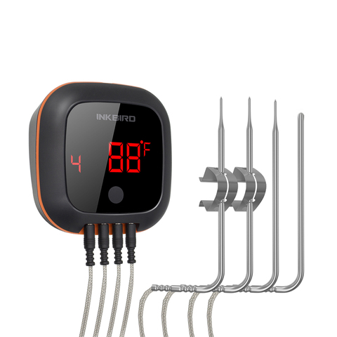 INKBIRD IBT-4XS Two/Four Probes BBQ Cooking Thermometer for Party Oven Smoking Brewing Grilling Roast Support Free App Control ► Photo 1/6