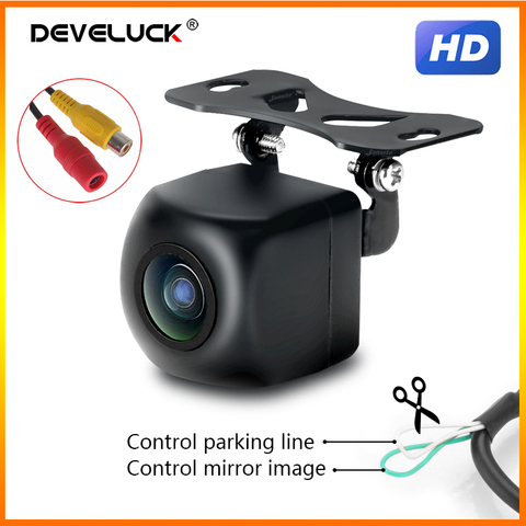 Develuck Rear View Camera Waterproof Night Vision 12V Reverse Cam Universal IP68 Backup Camera for Head Unit Audio Car Monitor ► Photo 1/6