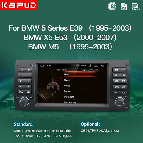 Kapud 4G GPS Android 10.0 Car Multimedia Player 8