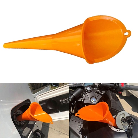 1 Pc Car Long Oil Funnel Oil Gasoline Diesel Multi-function Plastic Funnel Motorcycle Auto Accessories Free Walking Oil Funnel ► Photo 1/6