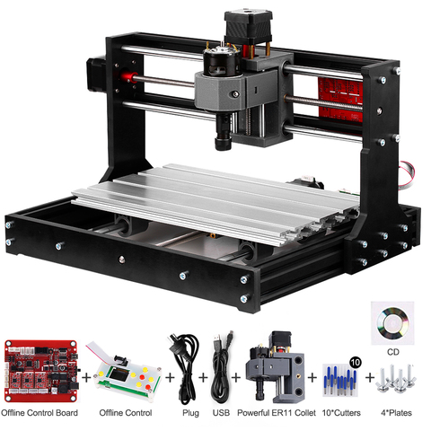 Upgrade Version CNC Engraving Machine 3018 Pro GRBL Control DIY Mini CNC Machine 3 Axis Pcb Milling Machine Wood Router Engraver ► Photo 1/6