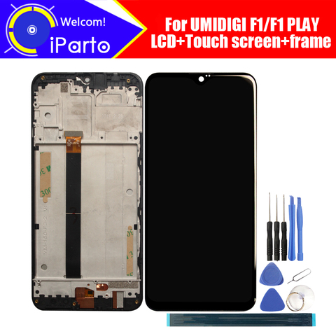 6.3 inch UMIDIGI F1 LCD Display+Touch Screen Digitizer+Frame Assembly 100% Original LCD+Touch Digitizer for UMIDIGI F1 PLAY ► Photo 1/6