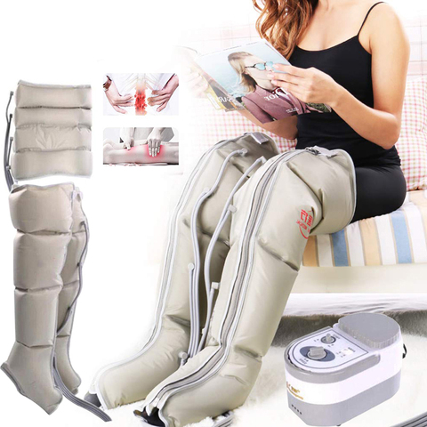 Air Compression With 4 Chambers Leg Arm Waist Vibration Massager Pump Wrap For Masaage Relax And Promote Blood Circulation ► Photo 1/6