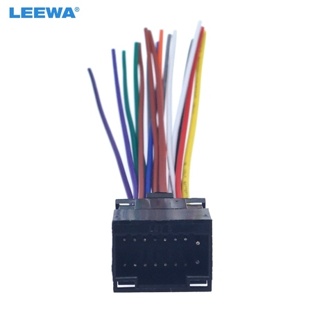 LEEWA 16pin Car Radio Stereo Wire Harness Plug Cable Female For CHEVROLET AVEO/LOVA(SEDAN)/CHERY/LANDWIND Fashion Aftermarket ► Photo 1/6