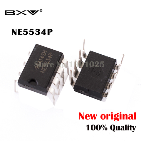 10pcs/lot NE5534P DIP8 NE5534 DIP NE5534N IC new and original free shipping In Stock ► Photo 1/1