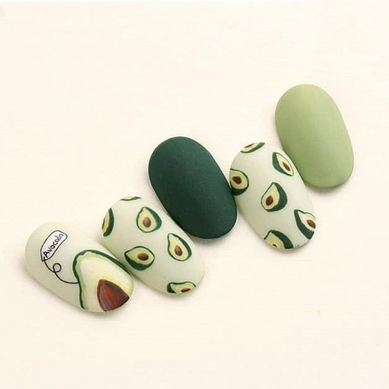Ayyufe Nail Sticker Easy to Apply Exquisite Pattern Delicate Fruit