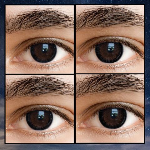 tijger munitie krant Men's Black contact lenses Natural Effect Eye Color Cosmetic Contact Lens  lentes de contacto 2 PCs / 1 Pair - Price history & Review | AliExpress  Seller - VISUAL-CLICK Official Store | Alitools.io