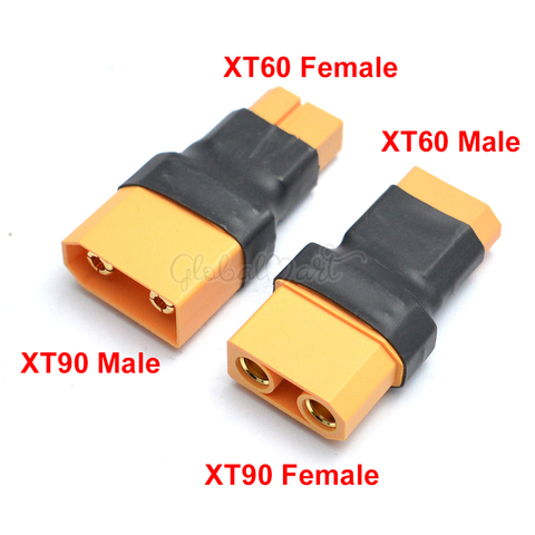 XT60 Plug Male / Female To XT90 Female / Male Connector Conversion Adapter No Wire for RC Airplane Quadcopter Parts ► Photo 1/5