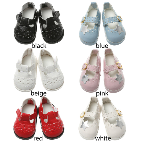 6.5cm Doll Shoes PU Leather Mini Shoes for 16 Inches Dolls Toys Clothing Cute Dolls Decoration Doll Accessories Girls Toy Gifts ► Photo 1/6