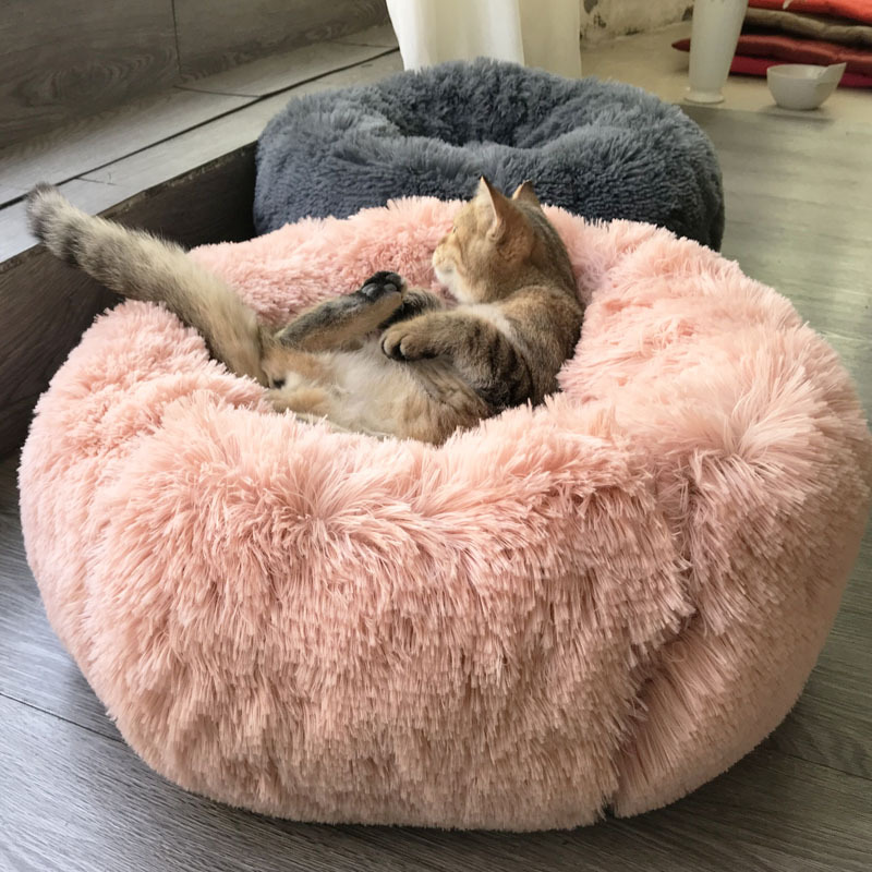 Puppy Cushion Mat Cat Supplies, Round Cat Bed