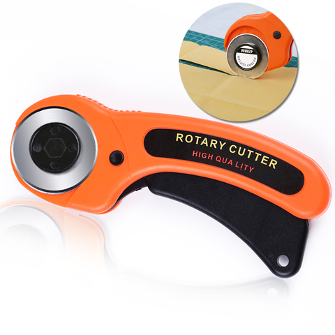 45mm Round Rotary Cutter Sewing Quilting Roller Fabric Cutting