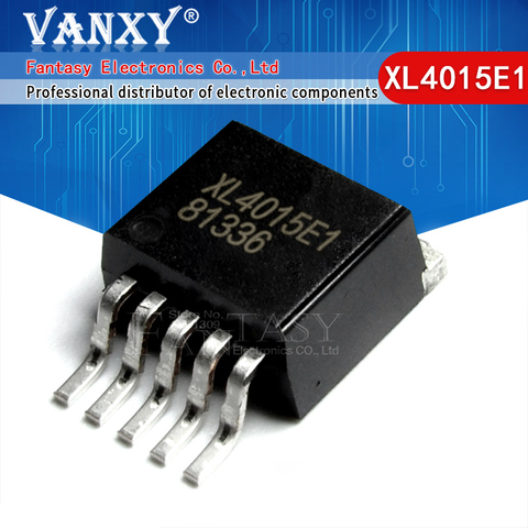 5PCS XL4015E1 HS4015E1 TO263-5 XL4015 TO263 4015E1 TO-263 HS4015E1 ► Photo 1/3