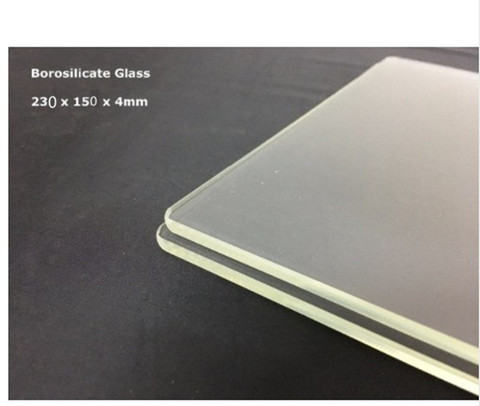 150x230x3mm Borosilicate Glass Plate / Bed Flat for Flashforge Creator  & Makerbot Replicator 3D Printer ► Photo 1/2