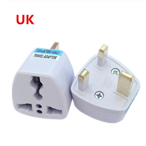 1Pcs Universal US/UK/AU/DE/EU Plug Adapter USA To Euro Europe Travel Wall AC Power Charger Adapter Converter 2 Round Pin Socket ► Photo 1/6