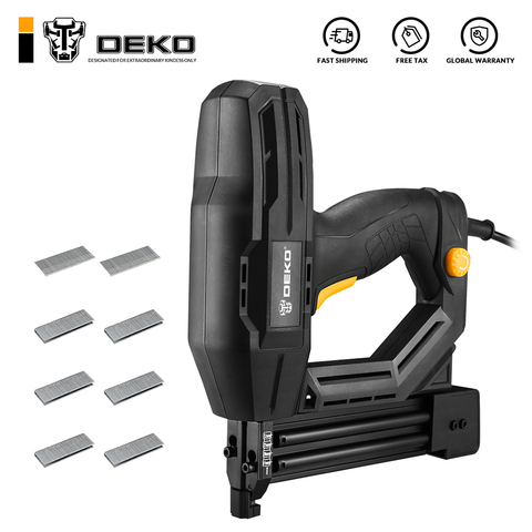 DEKO DKET02  Electric Tacker and Stapler Furniture Staple Gun for Frame with Staples & Woodworking Tool ► Photo 1/6