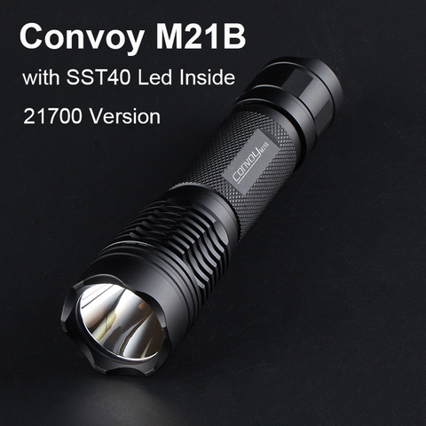 LED Torch Flashlight Convoy M21B SST40 Lanterna S2+ Plus 21700 Version Linterna LED Camping Fishing Work Tactical Flash Light ► Photo 1/6