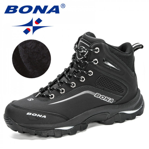 BONA 2022 New Arrival Outdoor Hiking Boots Men Winter Shoes Walking Climbing Shoes Man Mountain Sport Boots Masculino Trendy ► Photo 1/6