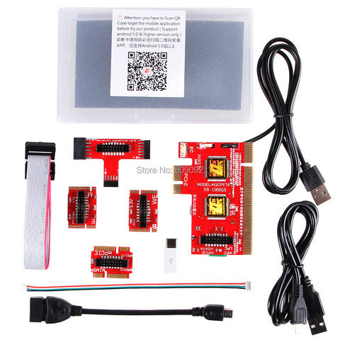 USB/PCI/PCIE/MiniPCIE/LPC/EC Computer Motherboard Diagnostic Analyzer Tester Card For PC Notebook laptop and Smart Phone ► Photo 1/6