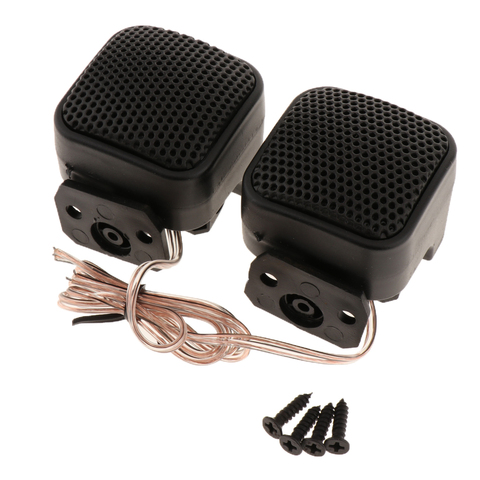 2 Pcs 500W Car Mini Tweeter Speakers Auto Horn Audio Music Stereo Speaker Audio Loudspeaker 12V DC For Car Audio System Car ACC ► Photo 1/6