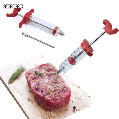 Barbecue BBQ Tools Set Grill Syringe Kitchen Accessories Sauce Injector Roast Needle Party Supply Home Supplies ► Photo 1/6