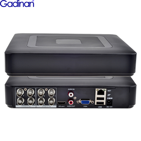 Gadinan 5in1 5M-N XVI Security CCTV DVR 4CH 8CH 5MP AHD DVR H.265 Hybrid Video Recorder for AHD TVI CVI Analog IP Camera Onvif ► Photo 1/6