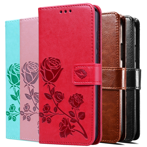 Premium PU Leather Case For Vivo Y11 Y12 Flip Cover Case For Vivo Y15 Y17 3D Pattern Wallet Stand Protective Phone Case ► Photo 1/6