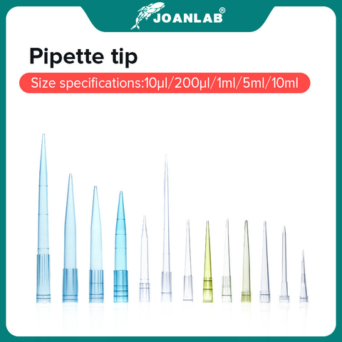 JOANLAB Official Store Laboratory Pipette Tips 10ul 200ul 1ml 5ml 10ml Micropipette Disposable Plastic Pipette Tip Lab Equipment ► Photo 1/6
